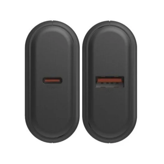 Energea Compac Mini 3 With Display Pd3.0/Usb/Usb3.0/Scp/ Powerbank, 10000Mah Li-Ion - Gunmetal